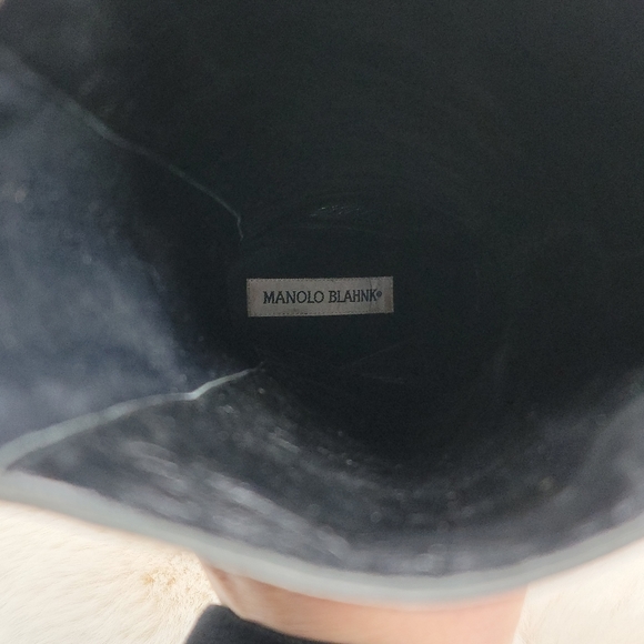✖ VTG Manolo Blahnik Stiletto Boots Euro 37/US 7 - Picture 7 of 7